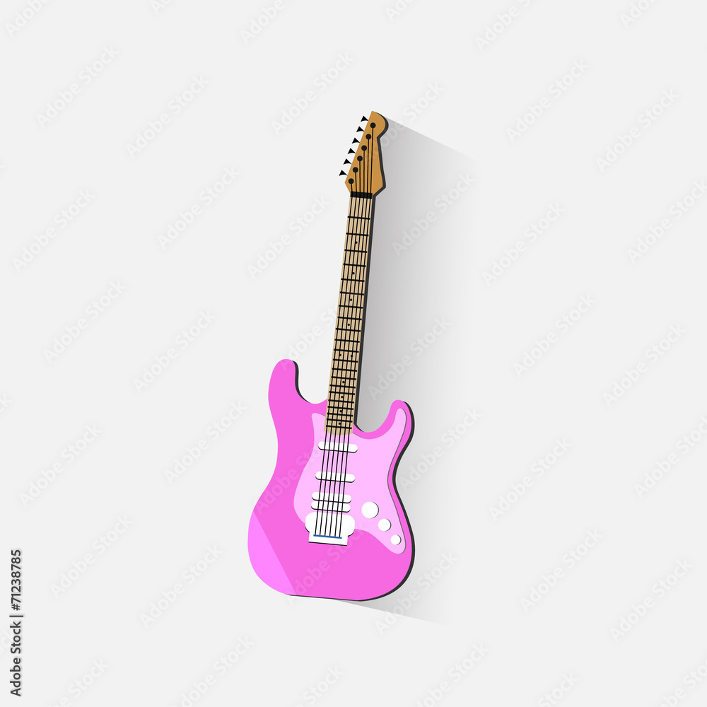 Fototapeta premium Vector guitars icon