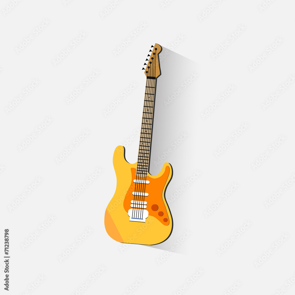 Vector guitars icon