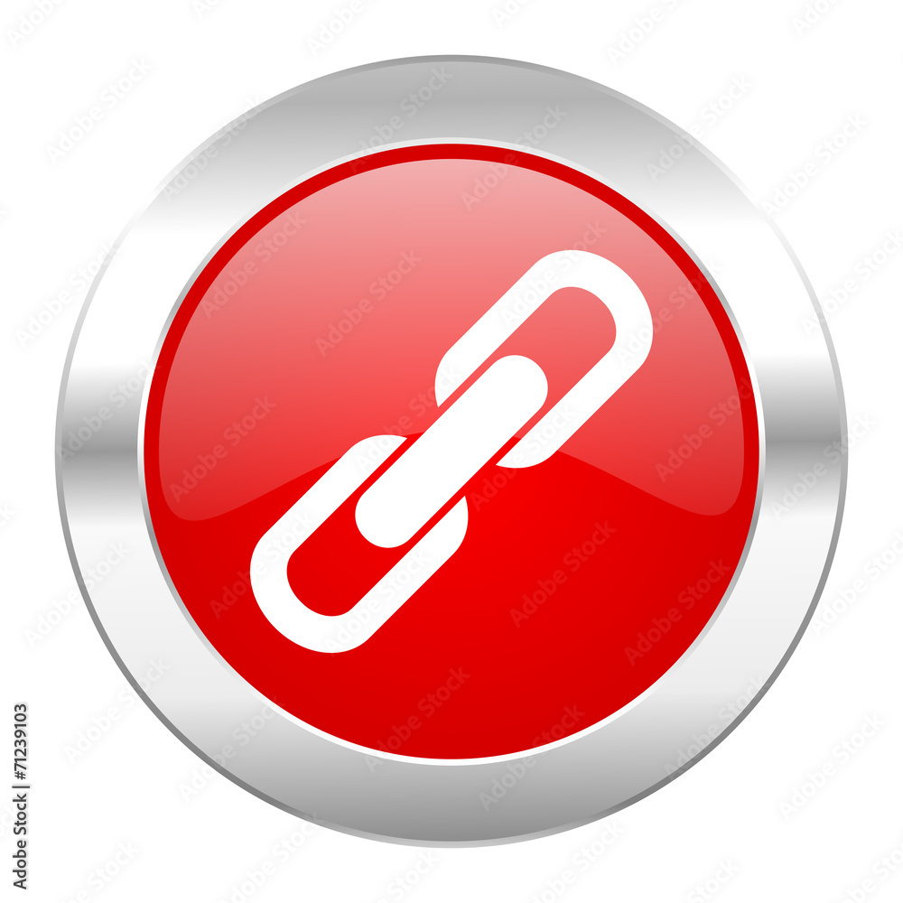 link red circle chrome web icon isolated link red circle chrome web icon isolated