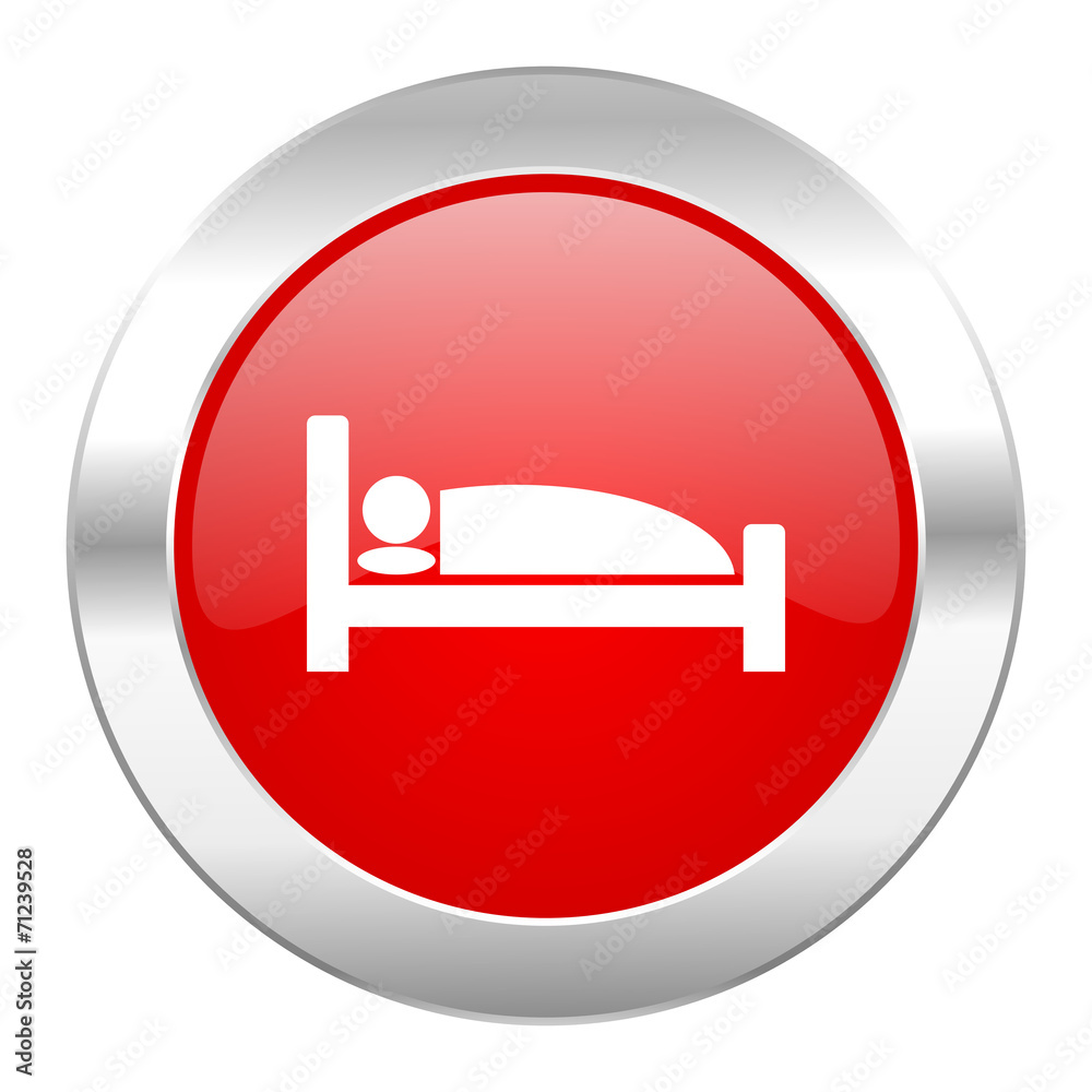 hotel red circle chrome web icon isolated hotel red circle chrome web icon isolated