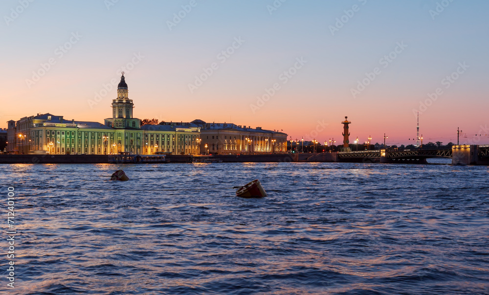 Kunstkamera and Neva river, Saint Petersburg