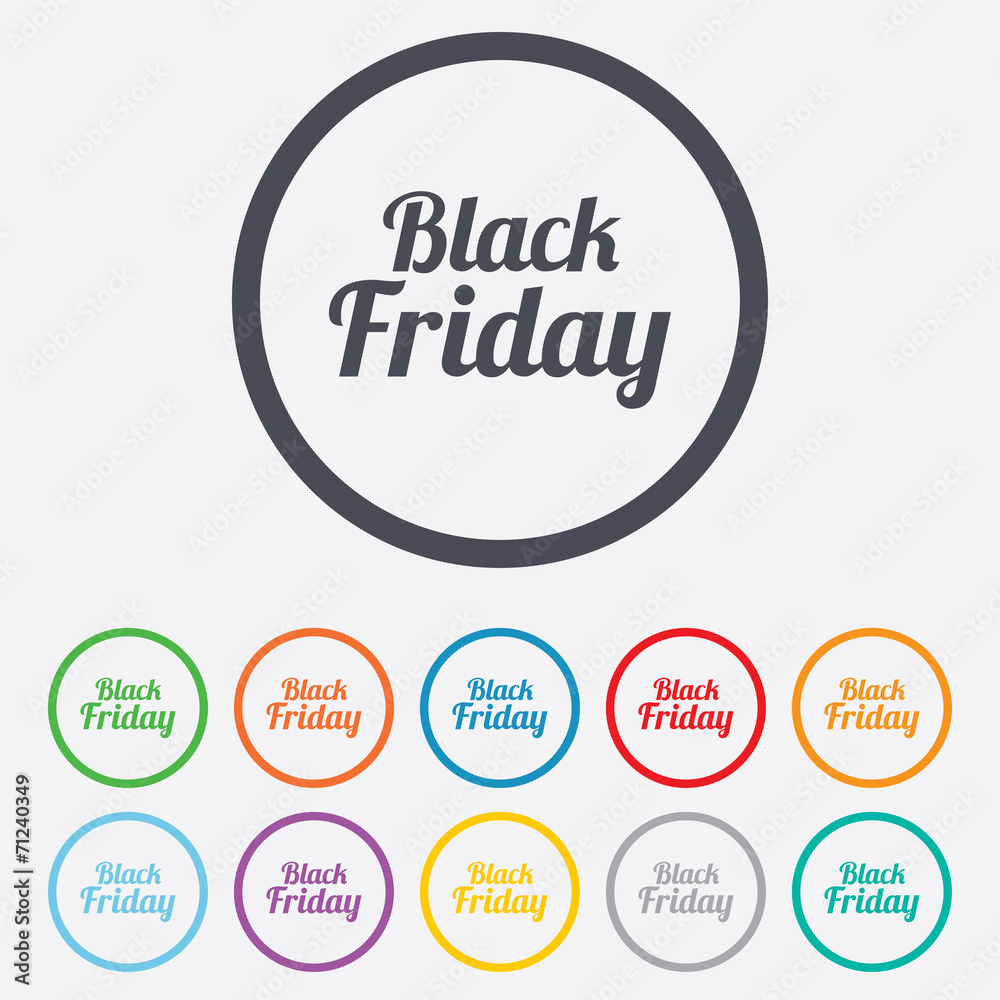 Black Friday sale icon. Special offer symbol. Black Friday sale icon. Special offer symbol.