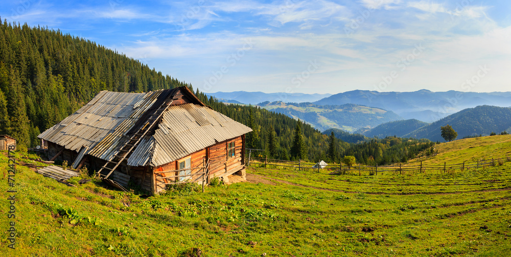 Mountains in the Carpathians
