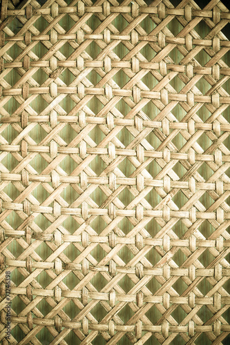 Wicker woven pattern for background or texture