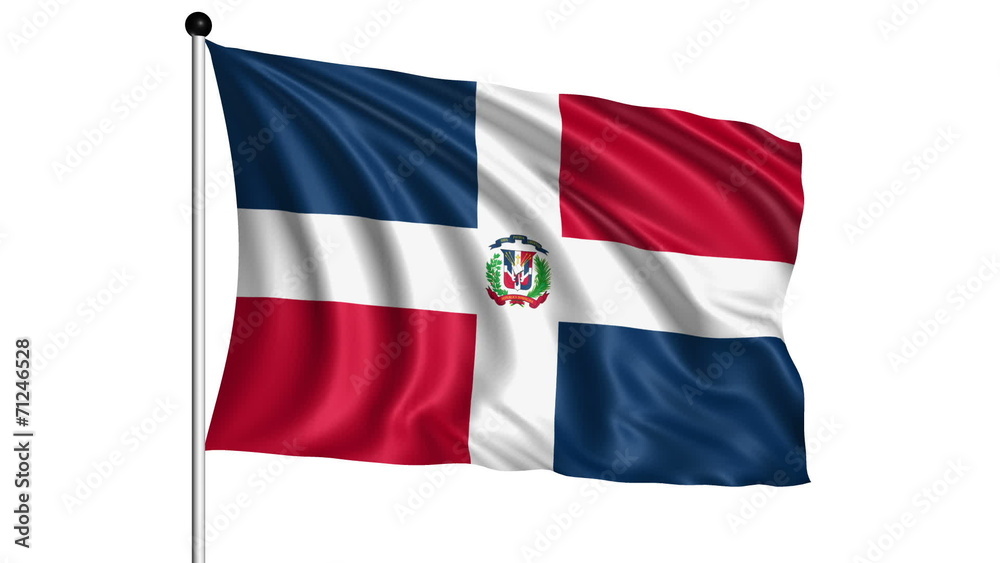 flag of Dominican Republic - loop (+ alpha channel) flag of Dominican Republic - loop (+ alpha channel)