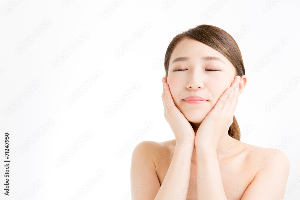 attractive asian woman skincare image attractive asian woman skincare image