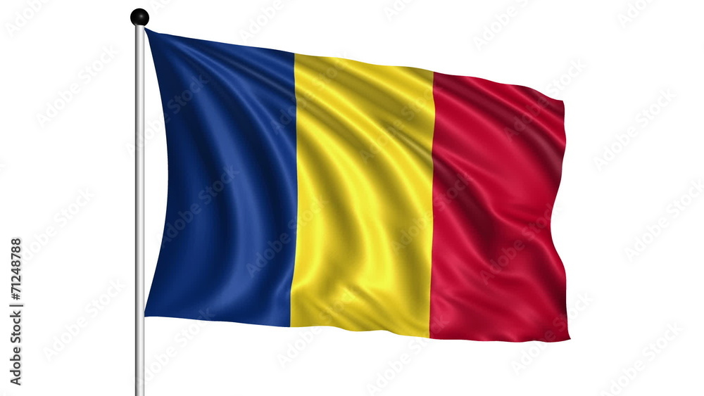 flag of Romania - loop (+ alpha channel) flag of Romania - loop (+ alpha channel)