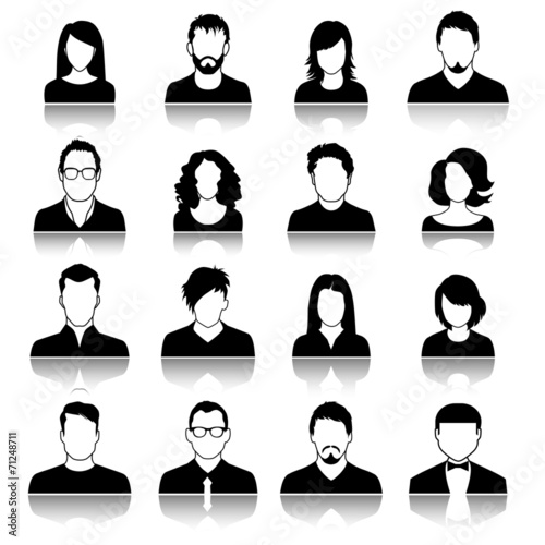 User icons.
