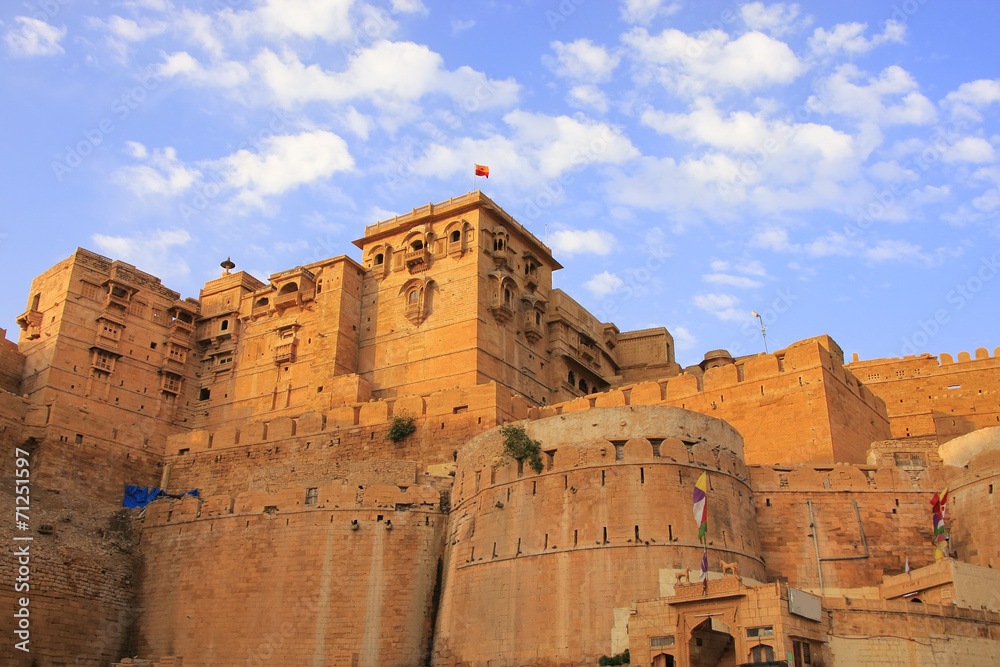 Jaisalmer fort in Rajasthan, India Jaisalmer fort in Rajasthan, India