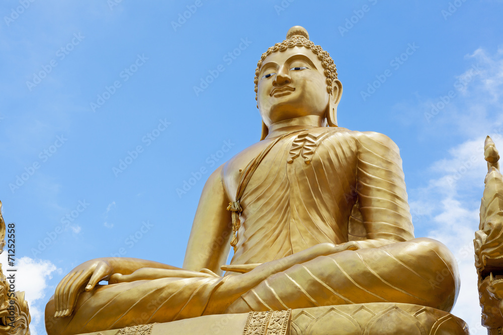Goldene Buddha Statue Goldene Buddha Statue