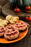Halloween cookies, pumpkin cookies