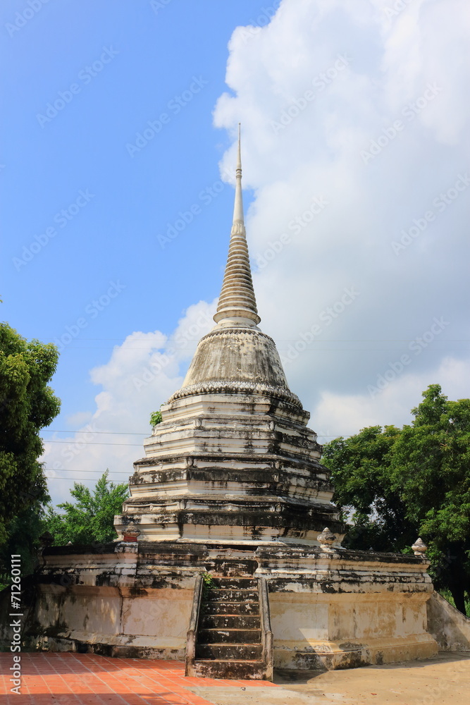 stupa at Wat Phra Ngam, Bang Pahan, Ayutthaya