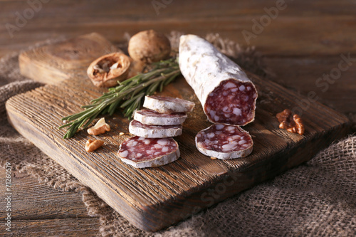 French salami photo