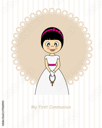 Girl First Communion