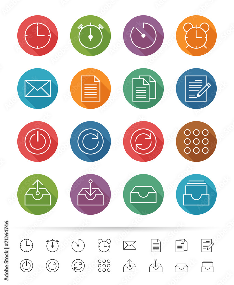 Office & Business icons set