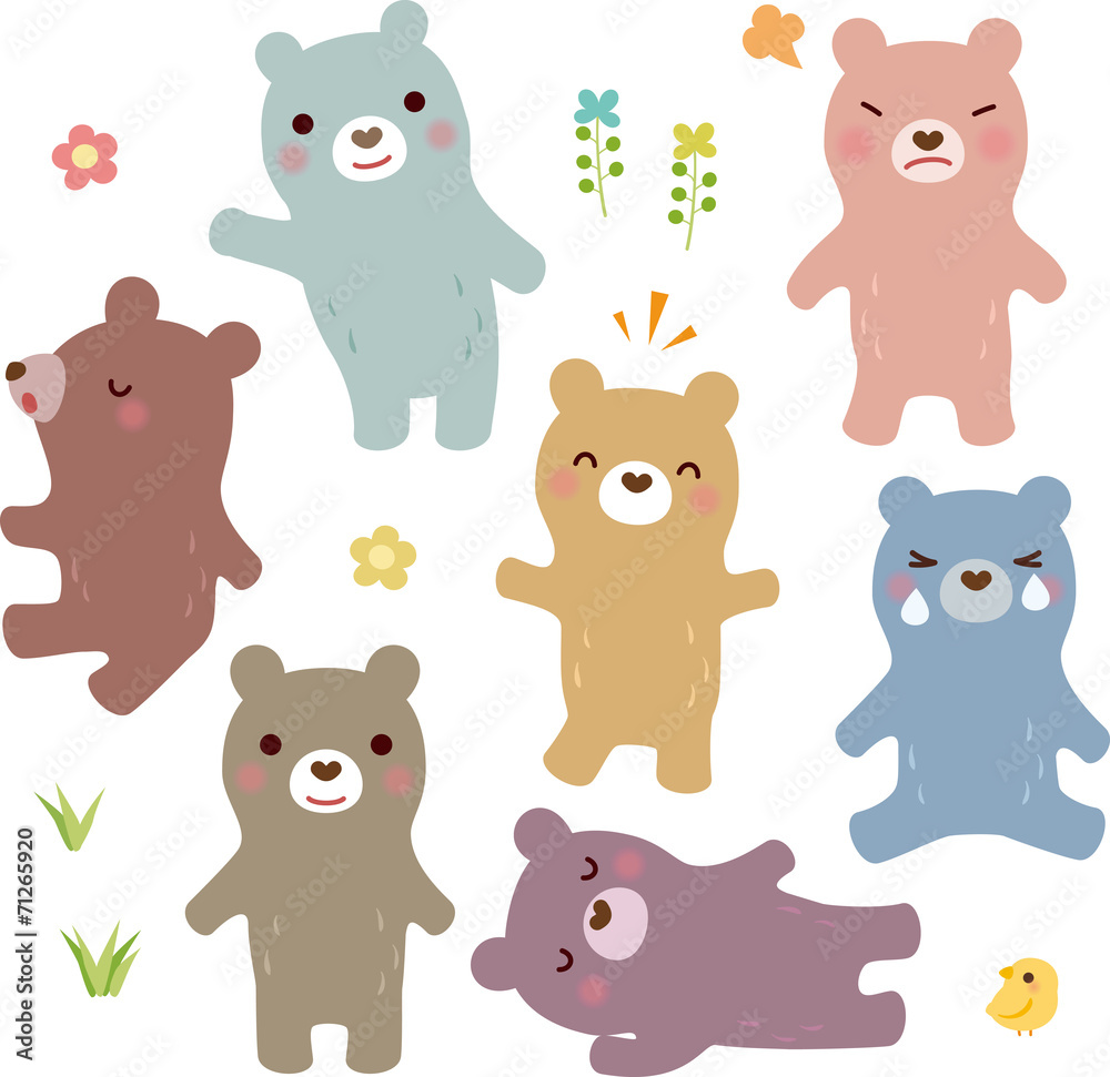 熊のキャラクター 熊のキャラクター