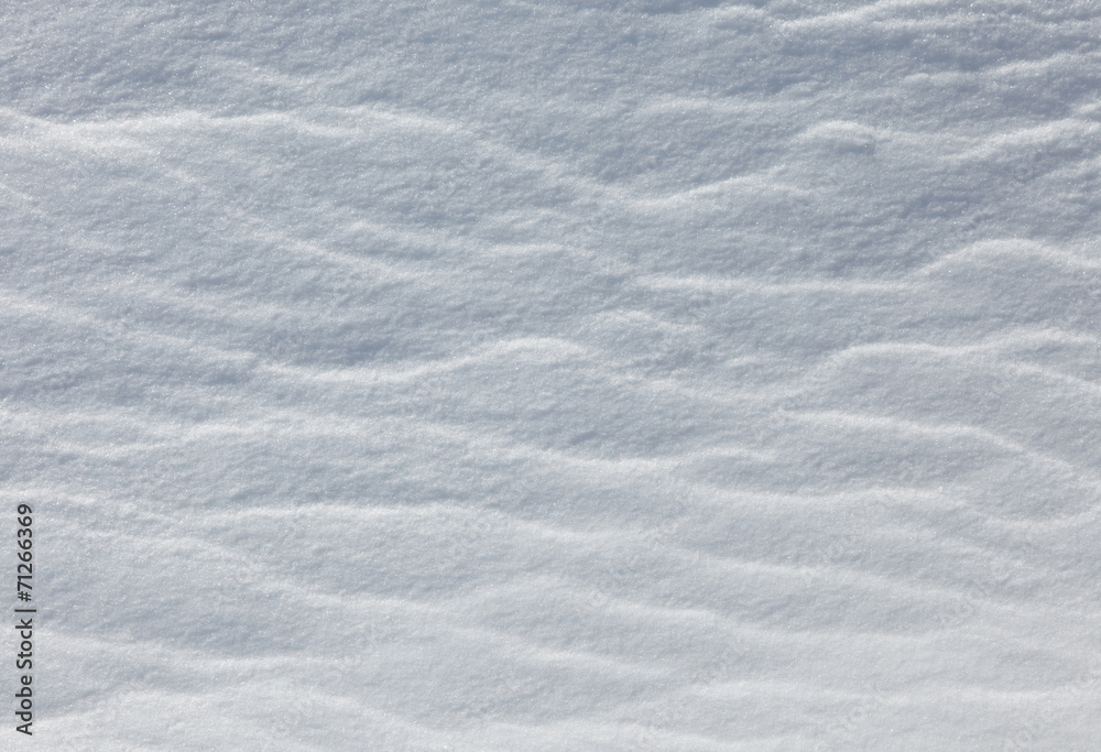 Wavy snow texture