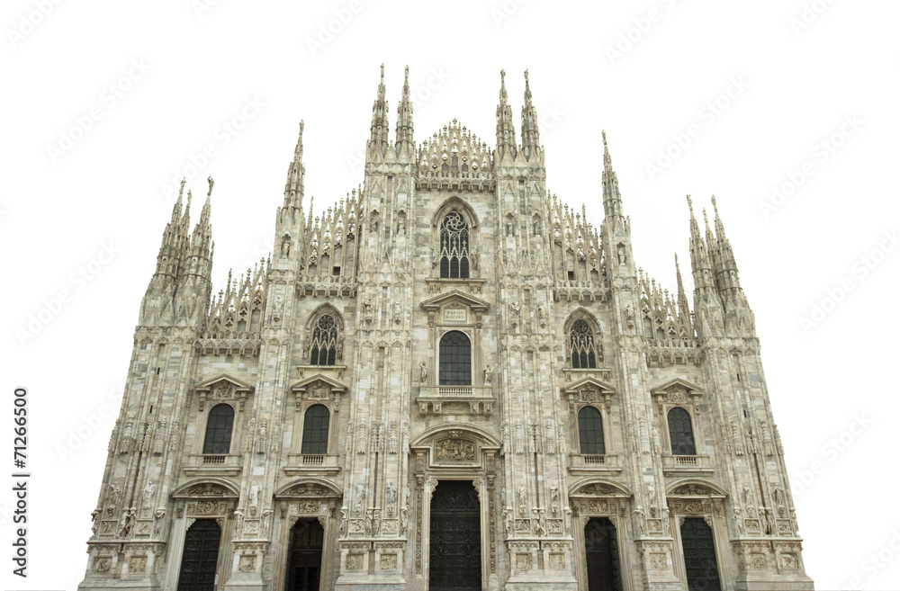 Milan dome in Italy