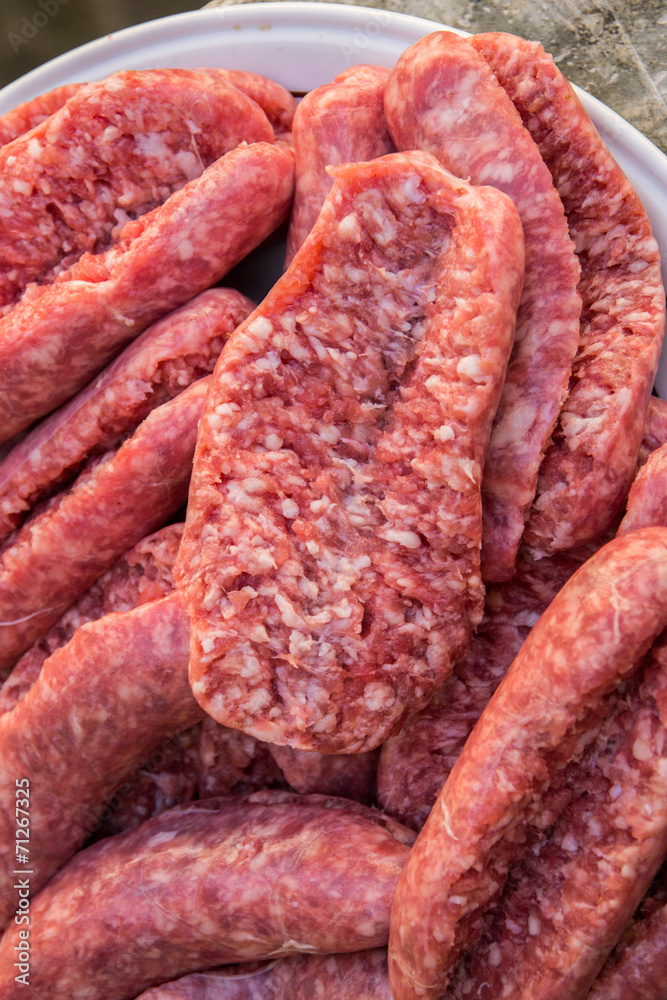 salsicce crude da cuocere salsicce crude da cuocere