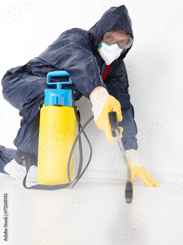 Exterminator at work photo