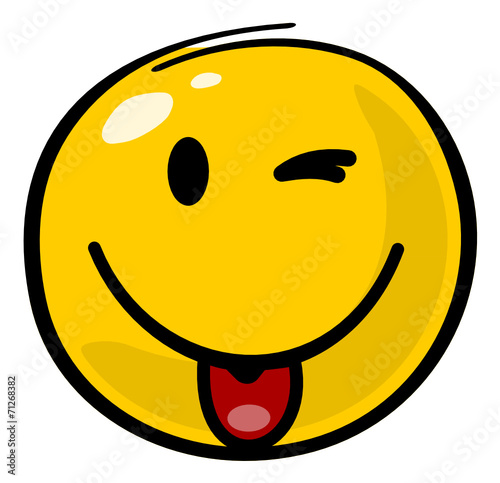 Smiley Zunge Zinkern