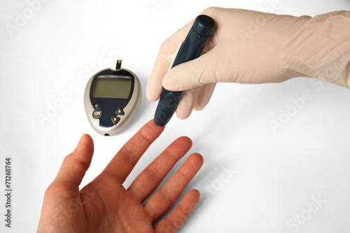Glucose level blood test