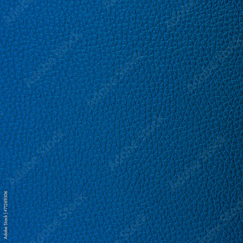 Blue leather texture and background.