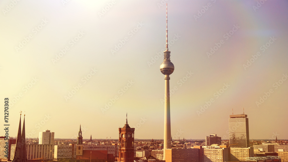 Obraz premium Berlin Panorama Outlook