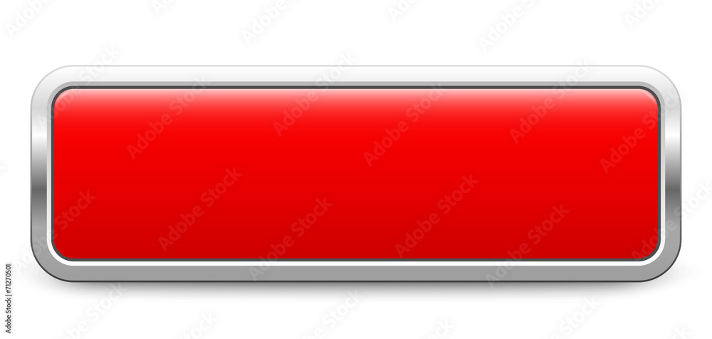 Long rectangular template - red metallic button Long rectangular template - red metallic button