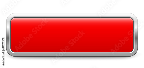 Long rectangular template - red metallic button