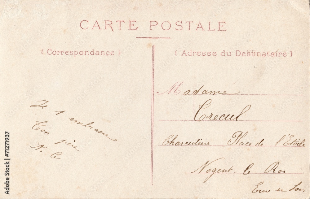 French Antique Postcard 79