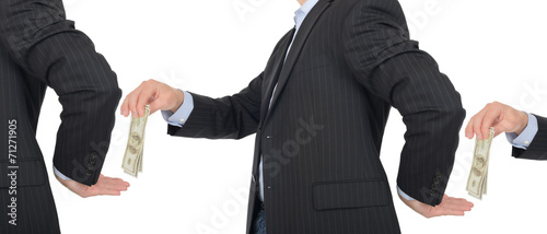 Obraz na plátně Money transfer