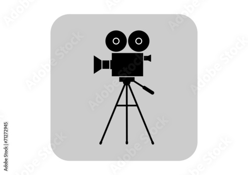 Movie camera icon