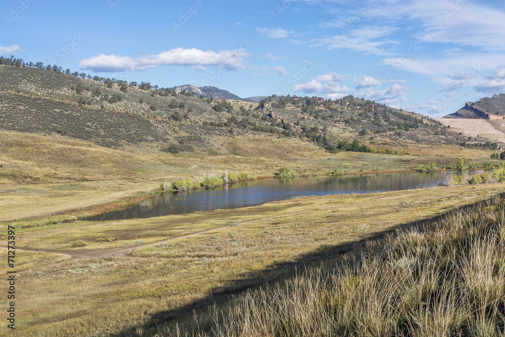 mountain valley and lake mountain valley and lake