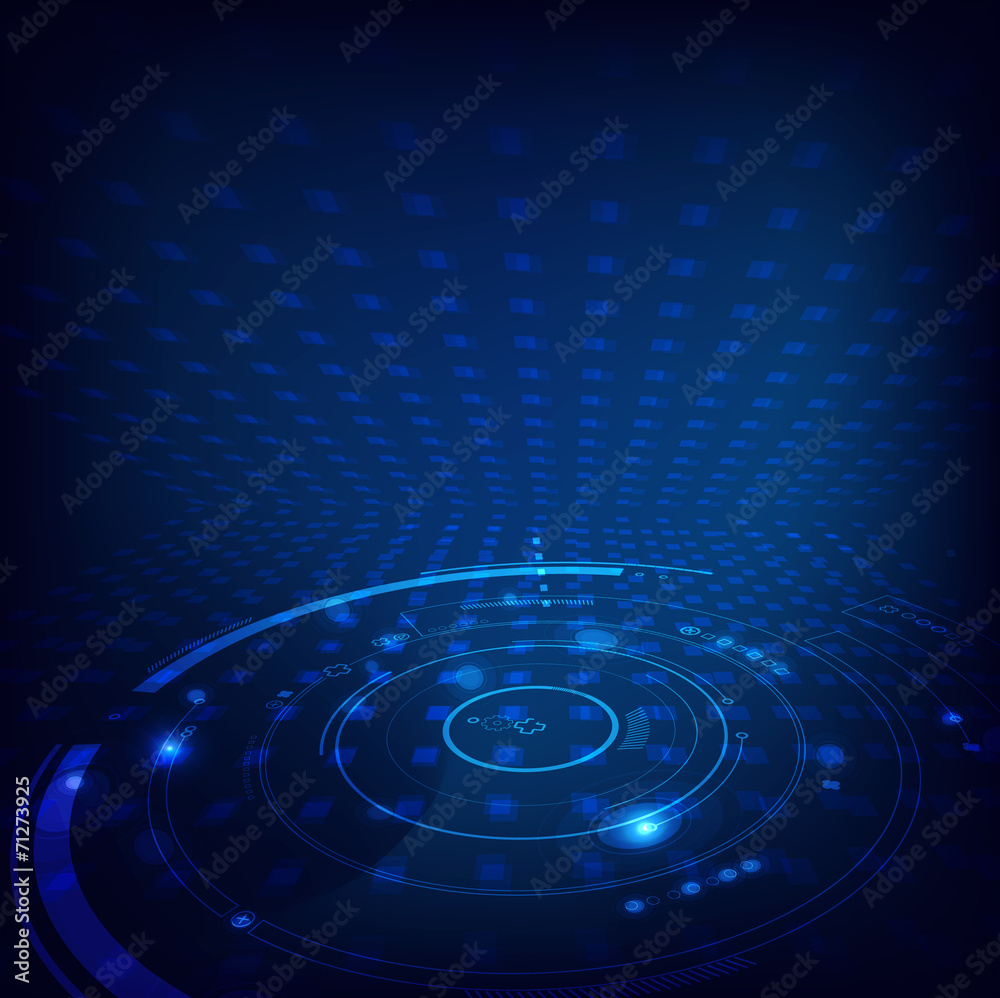 Technology futuristic circuit digital background, Vector illustr Technology futuristic circuit digital background, Vector illustr