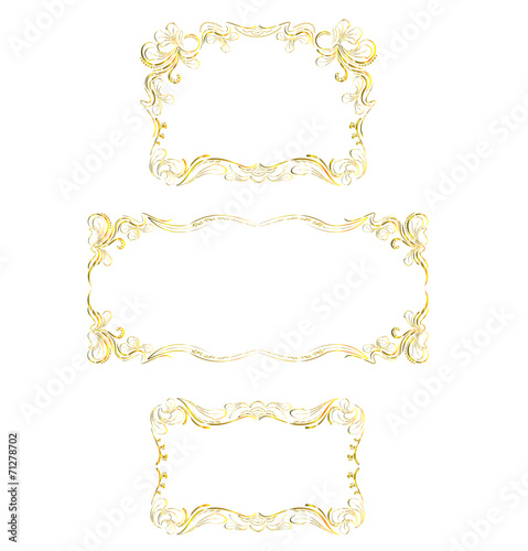Frame in luxury style