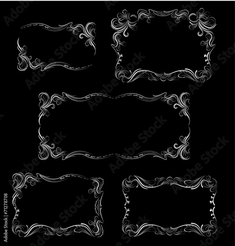Frame in luxury style