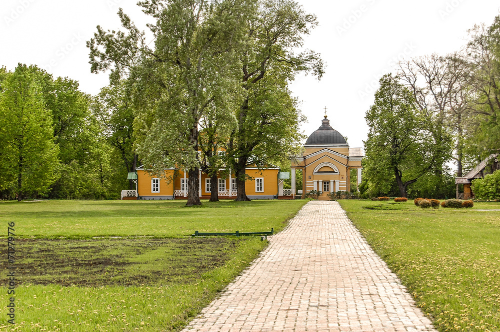 Old mansion of former Russian empire.