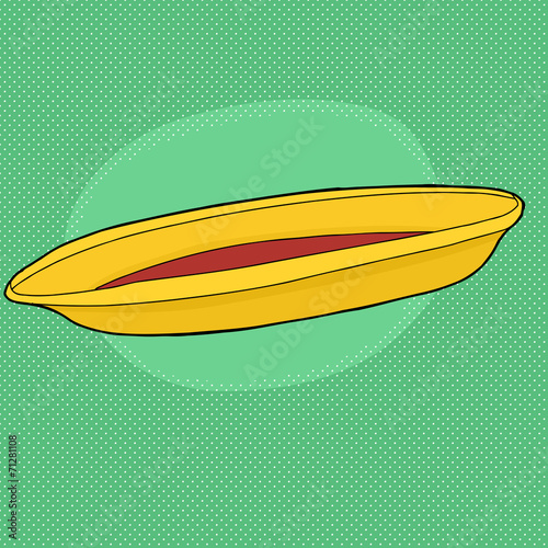 Offering Plate Over Green