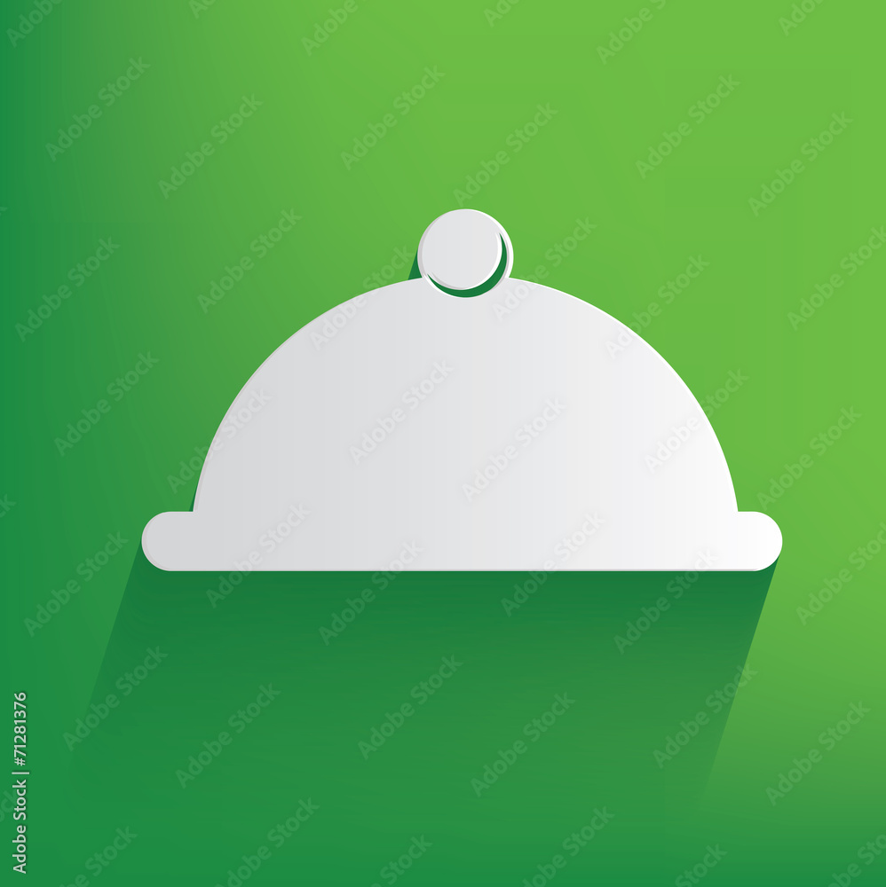 Food symbol on green background,clean vector Food symbol on green background,clean vector