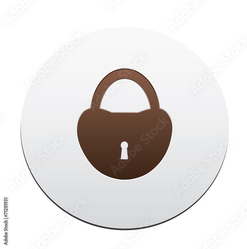 Padlock sign