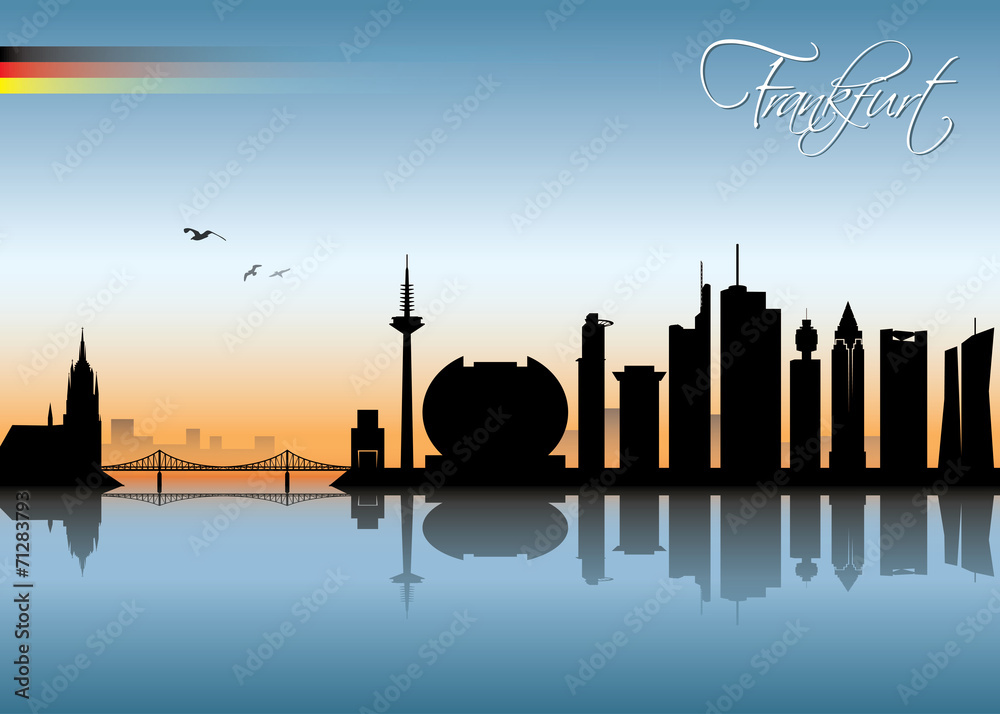 Obraz premium Frankfurt skyline
