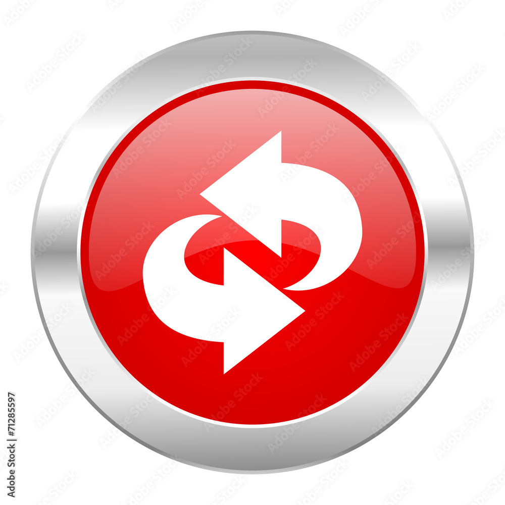 rotation red circle chrome web icon isolated rotation red circle chrome web icon isolated