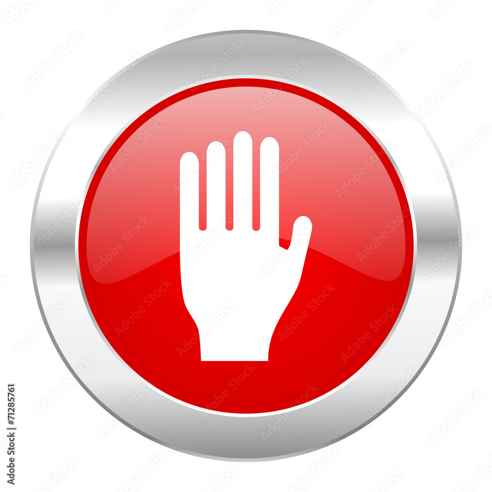 stop red circle chrome web icon isolated stop red circle chrome web icon isolated