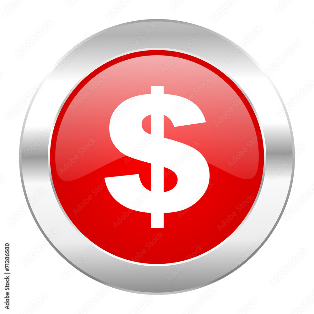 dollar red circle chrome web icon isolated dollar red circle chrome web icon isolated