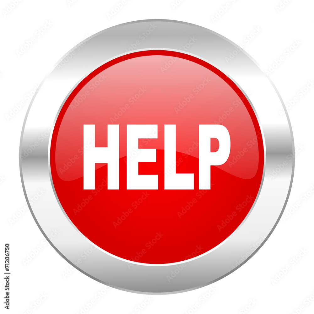 help red circle chrome web icon isolated help red circle chrome web icon isolated
