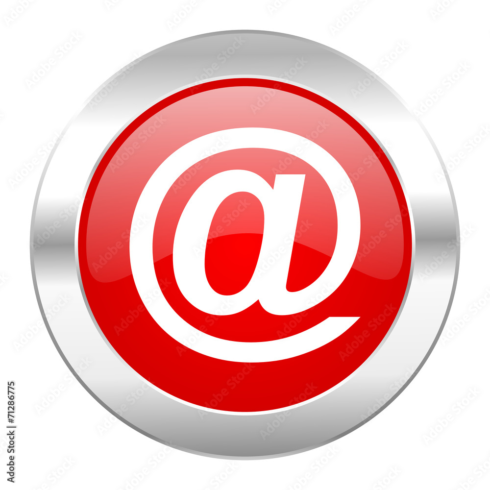 email red circle chrome web icon isolated email red circle chrome web icon isolated