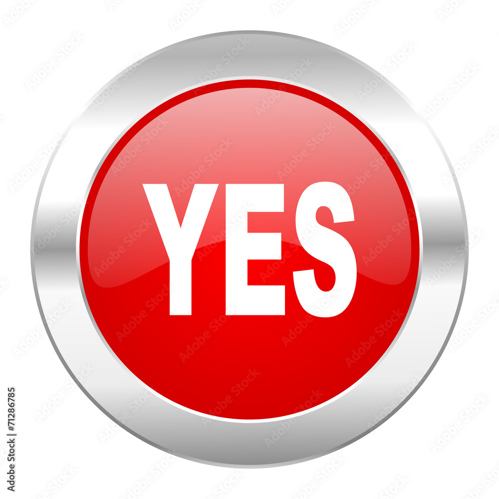 yes red circle chrome web icon isolated yes red circle chrome web icon isolated