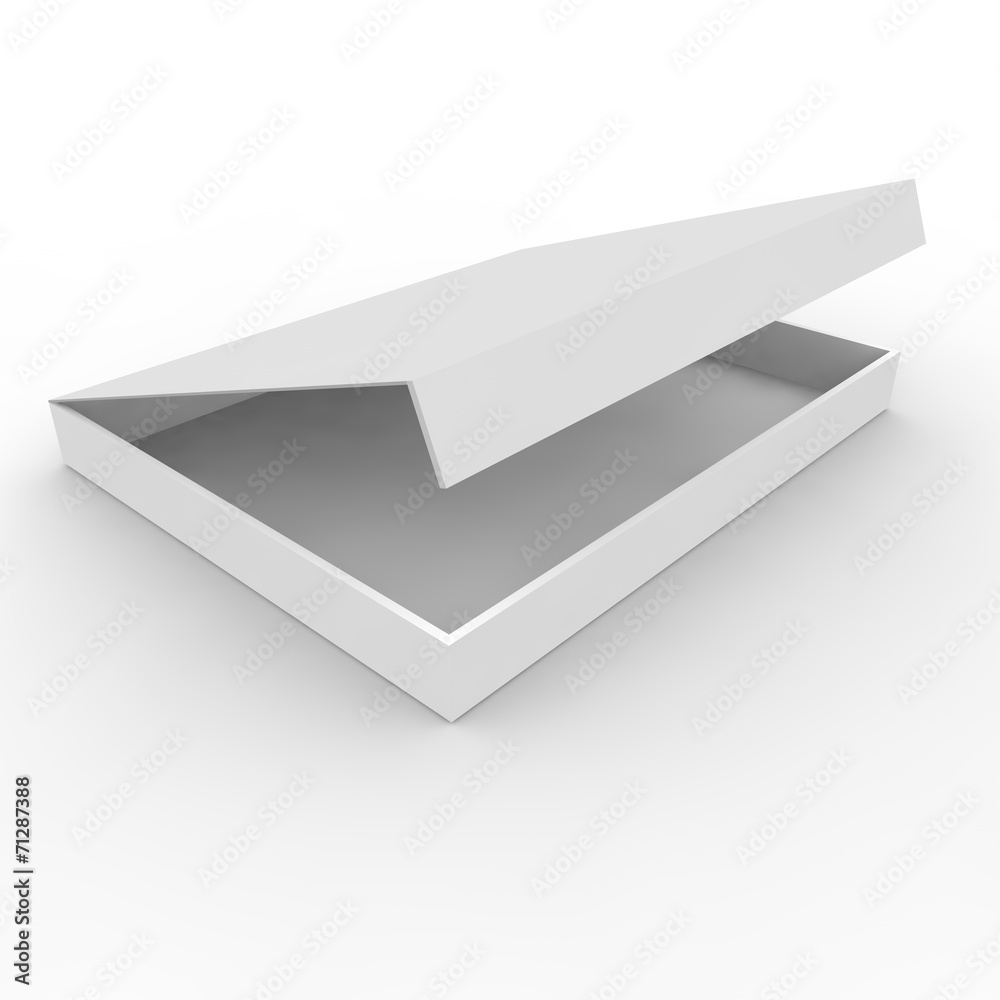 White empty box White empty box