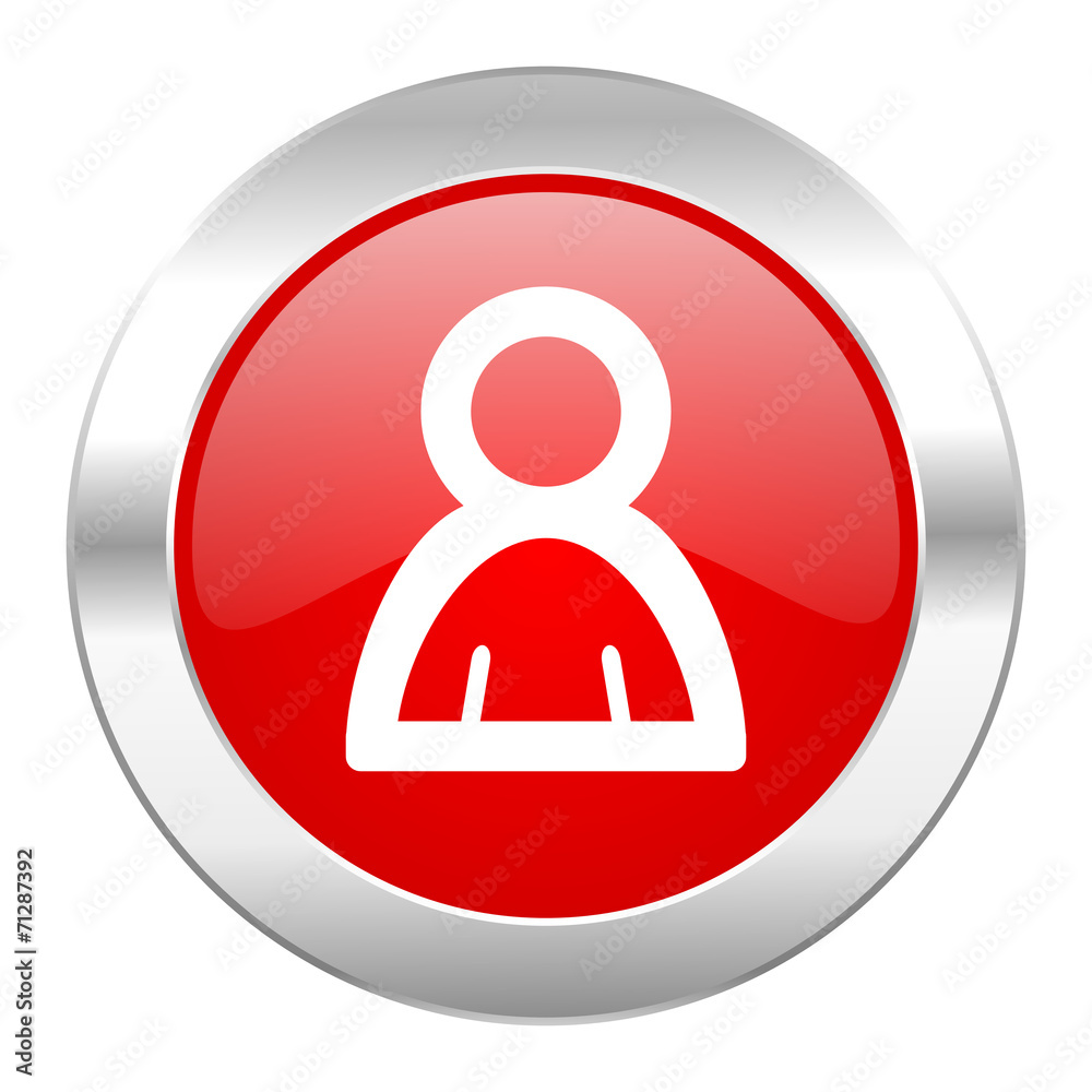 person red circle chrome web icon isolated person red circle chrome web icon isolated